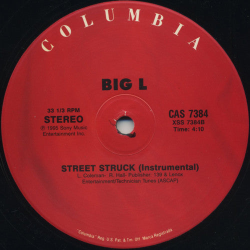 Big L : Street Struck (12", RE)