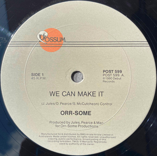 Orr-Some : We Can Make It (12", Single)