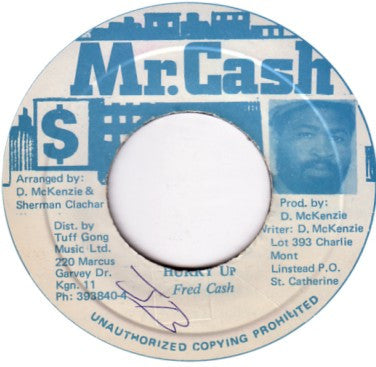 Fred Cash (3) : Hurry Up (7")