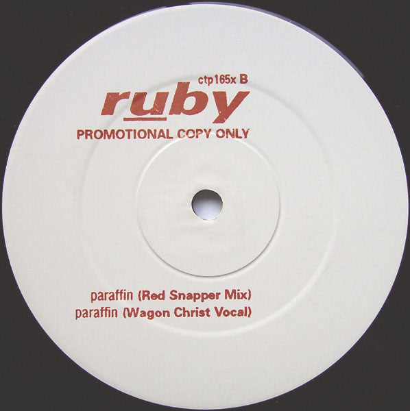Ruby : Paraffin (12", Promo)