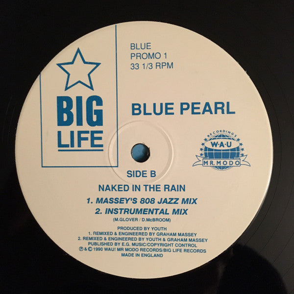 Blue Pearl : Naked In The Rain (12", Promo)