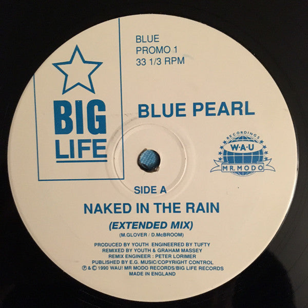 Blue Pearl : Naked In The Rain (12", Promo)