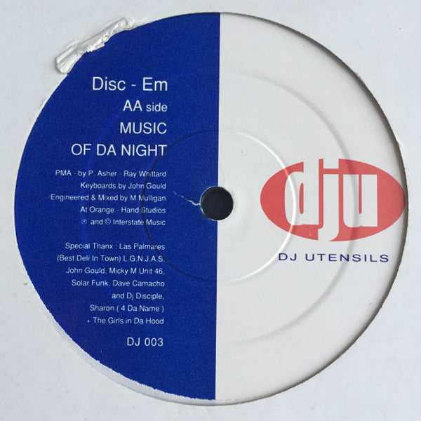 Disc - Em : Night Of Love & Passion (12")