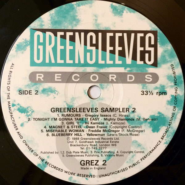 Various : Greensleeves Sampler 2 (LP, Smplr)