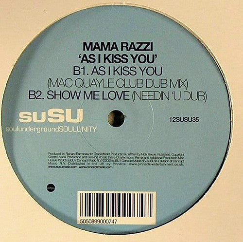 Mama Razzi : As I Kiss You (12")