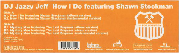 DJ Jazzy Jeff Featuring Shawn Stockman : How I Do (12")