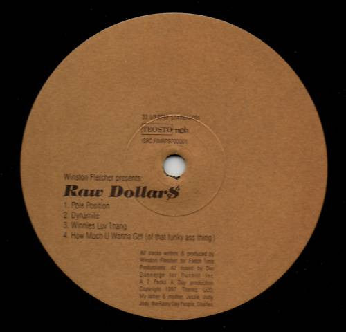 Winston Fletcher : Raw Dollar$ (12")