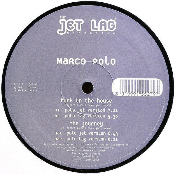 Marco Polo (8) : Funk In The House / The Journey (12")