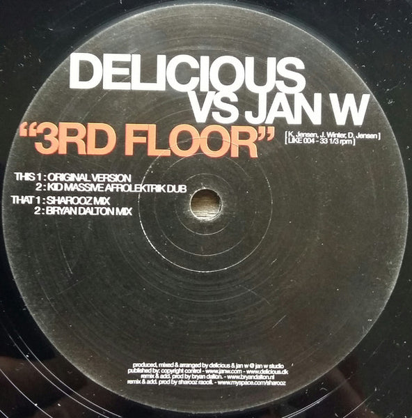 Delicious (3) vs Jan Winther : 3rd Floor (12")