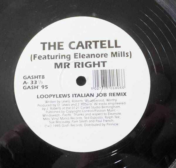 The Cartell Featuring Eleanore Mills : Mr Right (12")