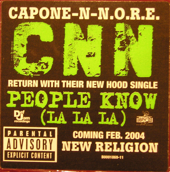 CNN (Capone-N-N.O.R.E.)* : People Know (La La La) (12")