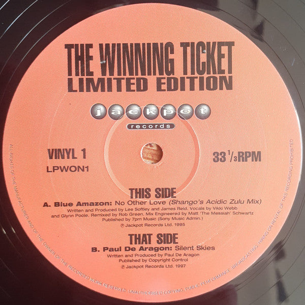 John Digweed : The Winning Ticket (3xLP, Comp, Ltd)