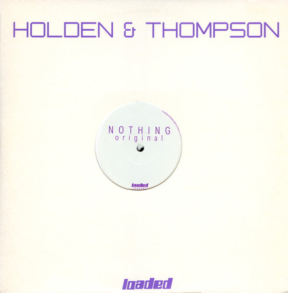 James Holden & Julie Thompson : Nothing (2x12")