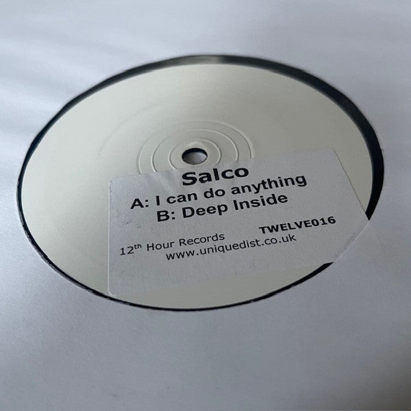 Salco : I Can Do Anything (12", Promo, W/Lbl)