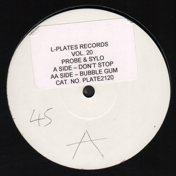 DJ Probe & Sylo : Vol. 20 (12", Promo, W/Lbl, Sti)