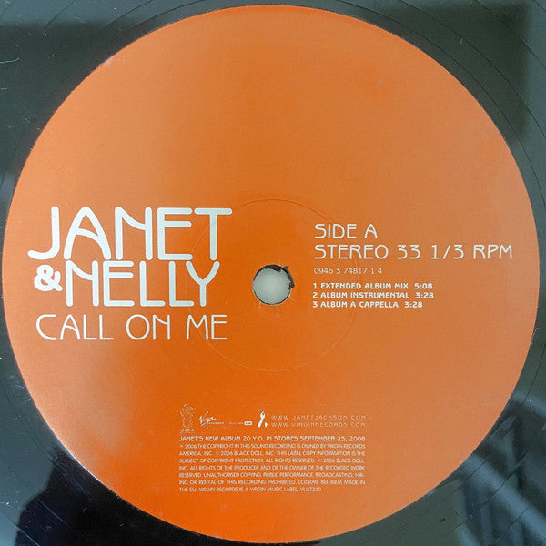 Janet* & Nelly : Call On Me (12", Maxi)
