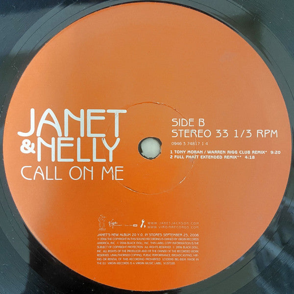 Janet* & Nelly : Call On Me (12", Maxi)