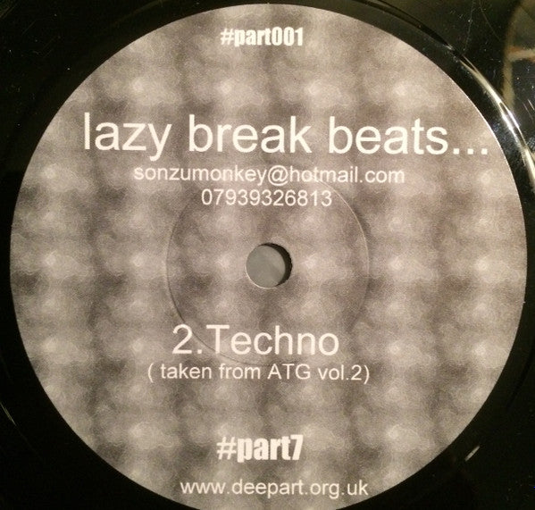 Deepart : Lazy Break Beats... (7", Single)