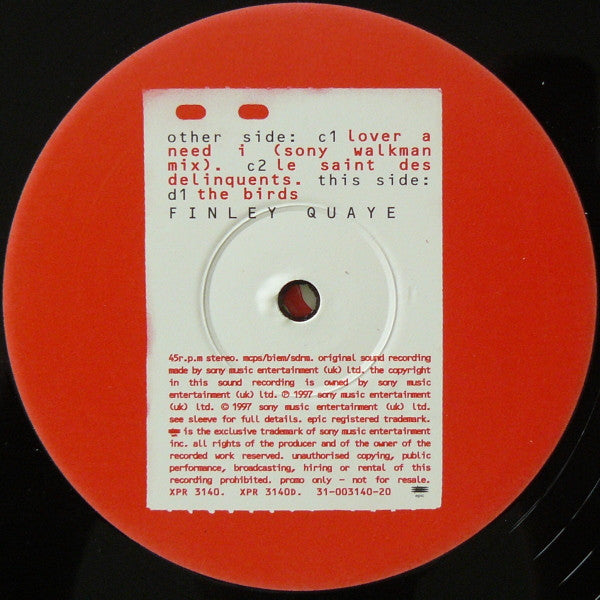 Finley Quaye : Sunday Shining (2x12", Promo)