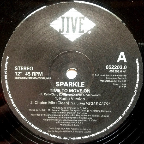 Sparkle (2) : Time To Move On (12")