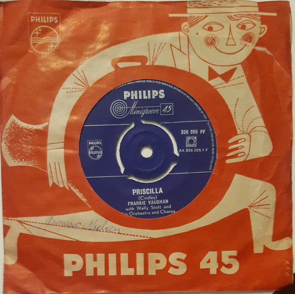 Frankie Vaughan : The Garden Of Eden / Priscilla (7", Single, Mono)