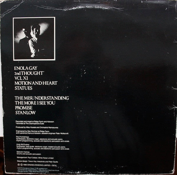 Orchestral Manoeuvres In The Dark : Organisation (LP, Album, Bla)