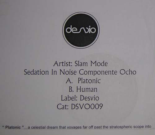 Slam Mode : Sedation In Noise: Componente Ocho (12", Promo, W/Lbl)
