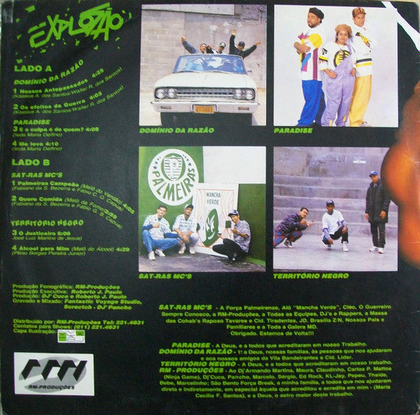 Various : Explosão Do Rap (LP, Comp)