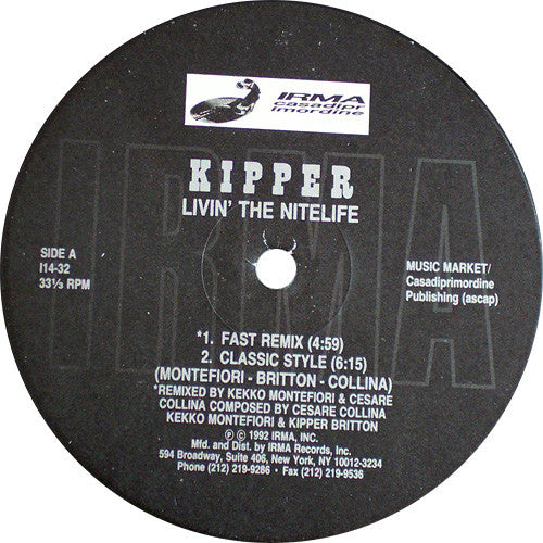 Kipper (2) : Livin' The Nitelife (12")