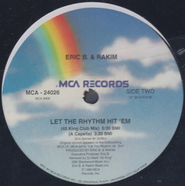 Eric B. & Rakim : Let The Rhythm Hit 'Em (12", RE)
