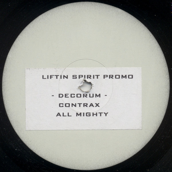 Decorum : Contrax / All Mighty (12", Promo, W/Lbl, Sti)