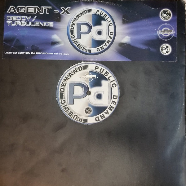 Agent-X* : Decoy / Turbulence (12", Ltd, Promo)