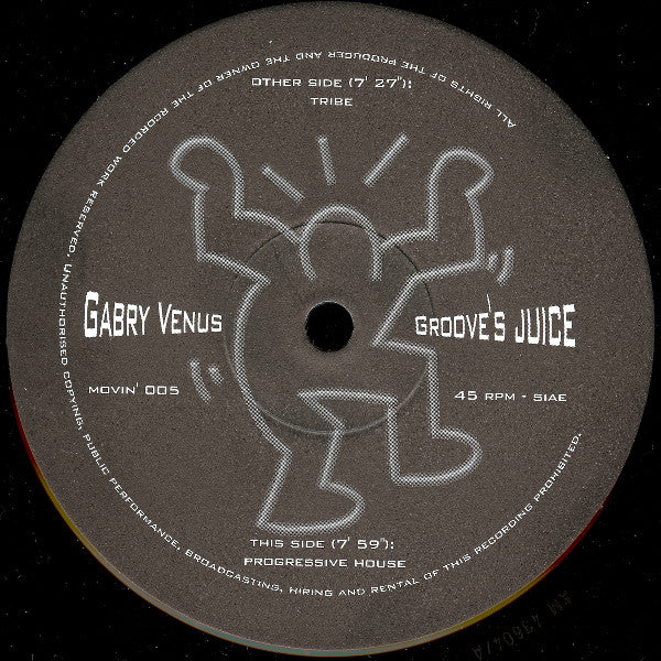 Gabry Venus : Groove's Juice (12")