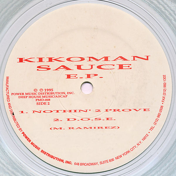 Kikoman : Sauce E.P. (12", EP, Cle)