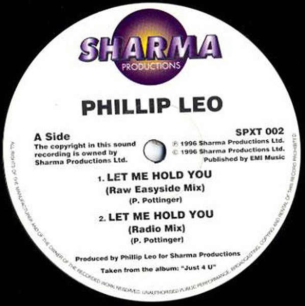 Phillip Leo : Let Me Hold You (12", Single)