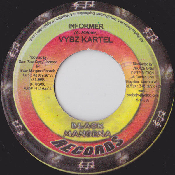 Vybz Kartel : Informer (7")