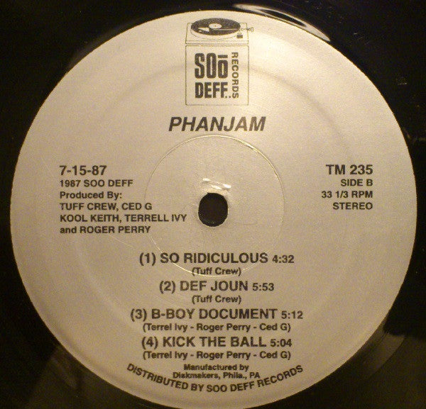 Tuff Crew / Krown Rulers : Phanjam (LP, Album, RE)