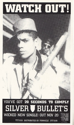 Silver Bullet : 20 Seconds To Comply (7", Single)