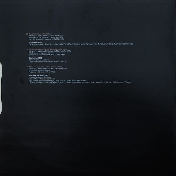 Steve Reich : Reich: Remixed (2x12")