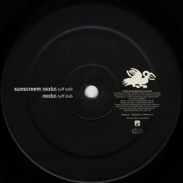 Sunscreem : Exodus (12")