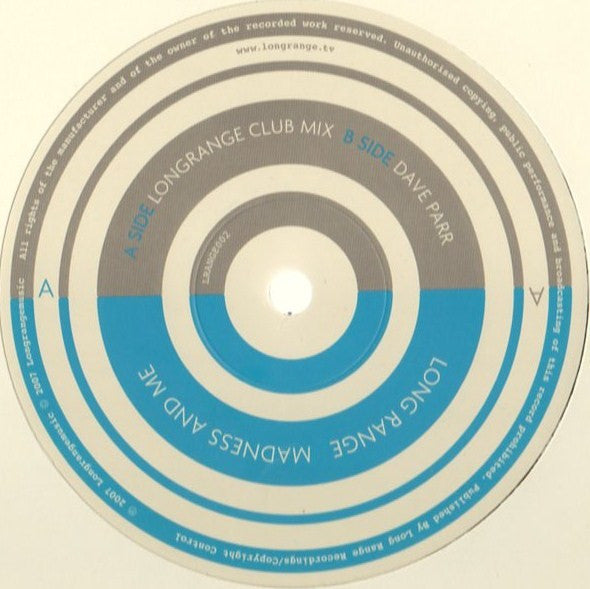 Long Range : Madness And Me (12")