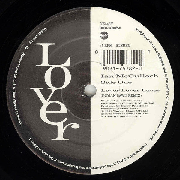 Ian McCulloch : Lover, Lover, Lover (12")