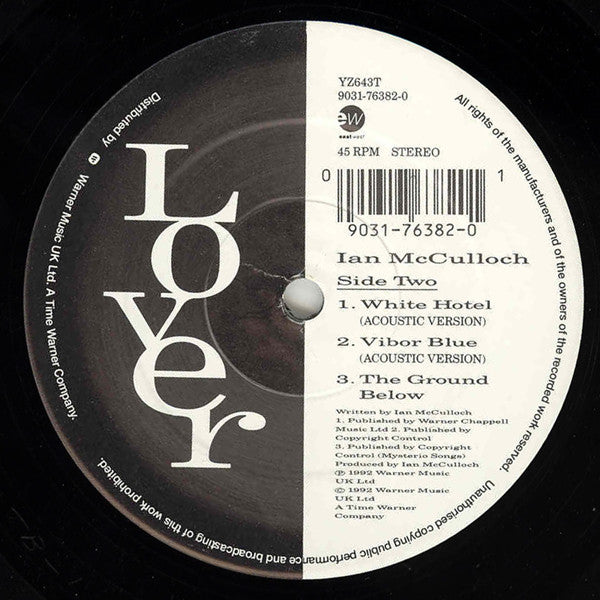 Ian McCulloch : Lover, Lover, Lover (12")
