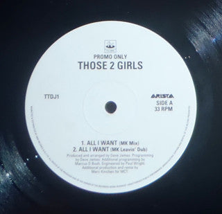 Those 2 Girls : All I Want (12", Promo)