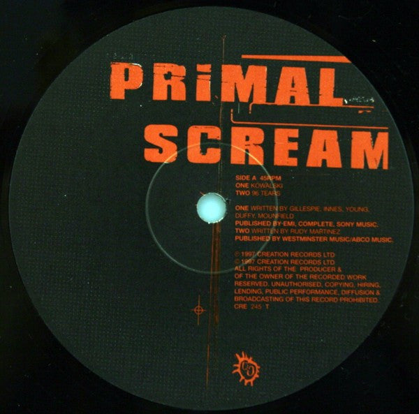 Primal Scream : Kowalski (12", Single)