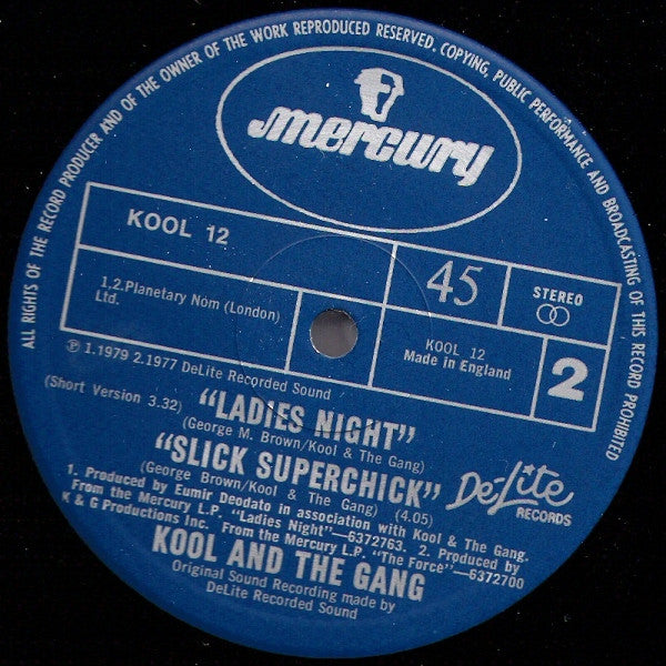 Kool & The Gang : Ladies Night (12", Pho)