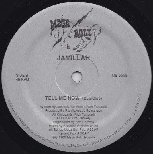 Jamillah : Tell Me Now (12")