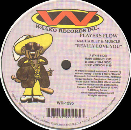 Players Flow Featuring Deep House Dons : Really Love You (12", Maxi)
