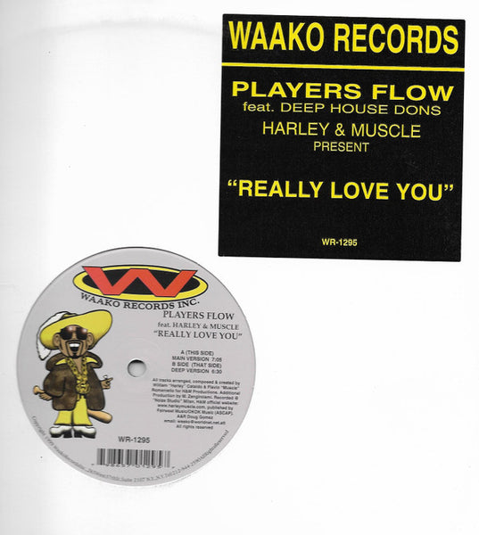 Players Flow Featuring Deep House Dons : Really Love You (12", Maxi)
