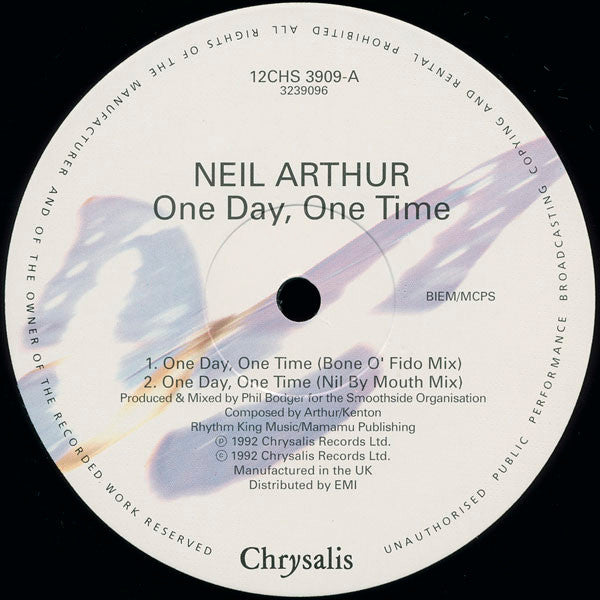 Neil Arthur : One Day, One Time (12", Single)